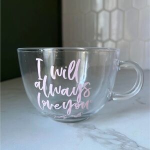 Dolly Parton Clear Glass Mug